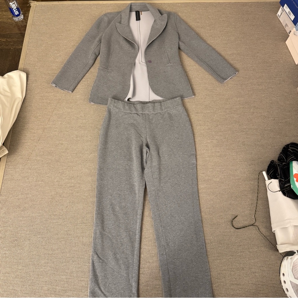 Norma Kamali Light Gray Women's Pantsuit